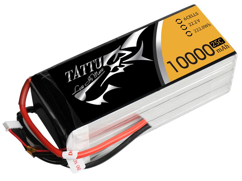 TATTU 10000mAh 6s 35c Lipo Battery