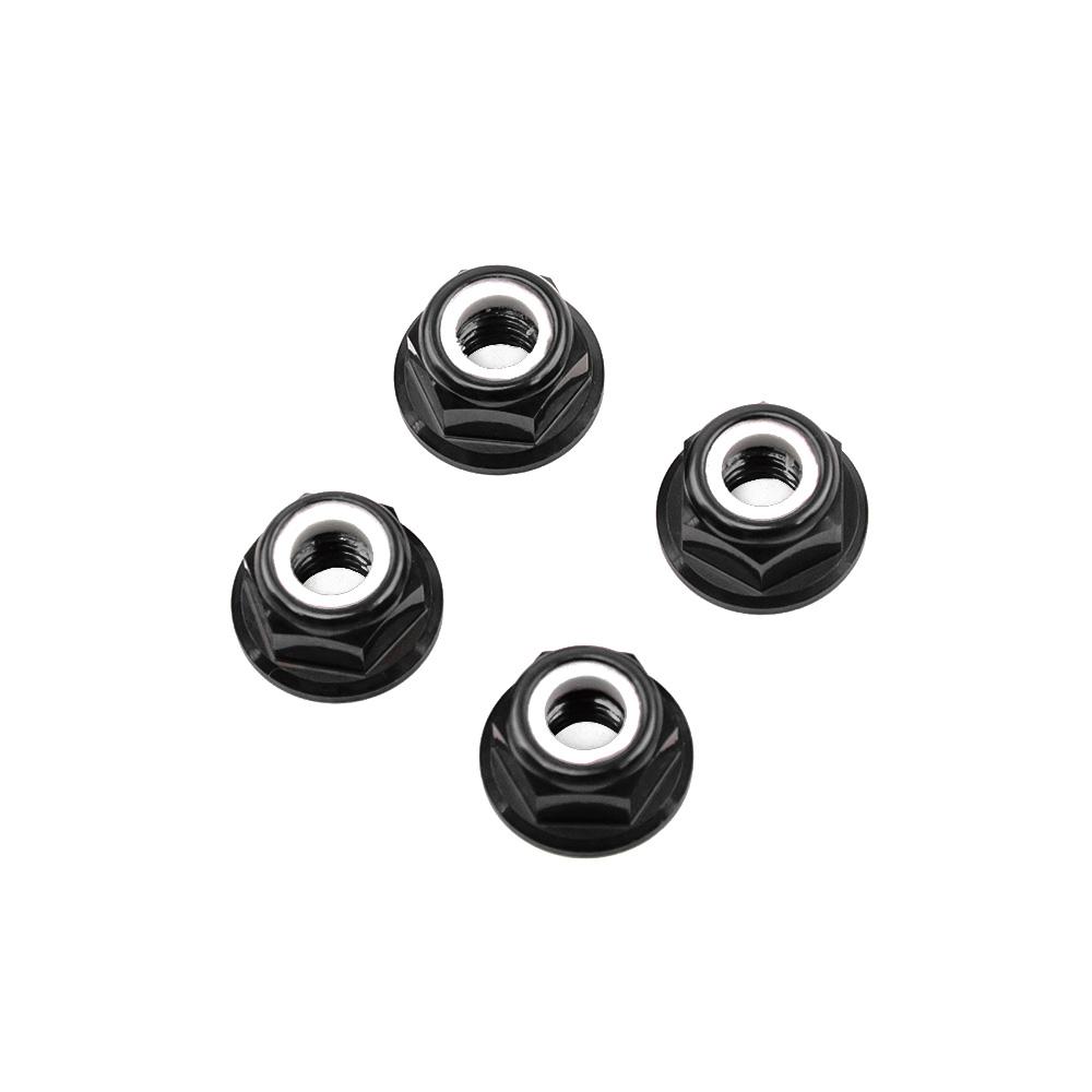 m5-black-aluminum-flange-lock-nut-set-of-4