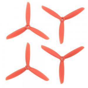 Gemfan 5045 Nylon Glass Fiber 3 blades orange propeller